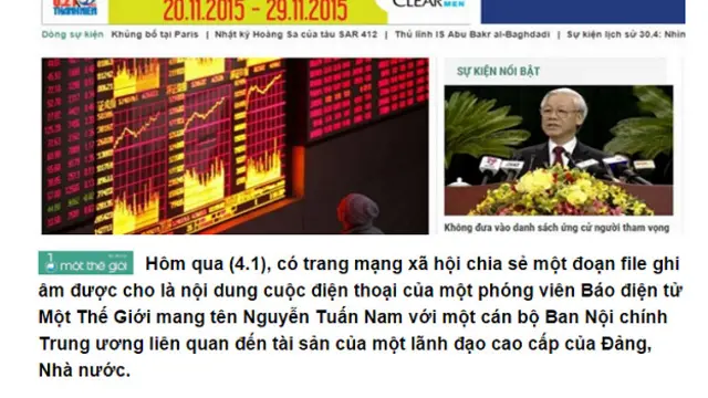 Báo Một Thế Giới bác bỏ thông tin về cuộc phỏng vấn điều tra tài sản Phó Thủ tướng Nguyễn Xuân Phúc
