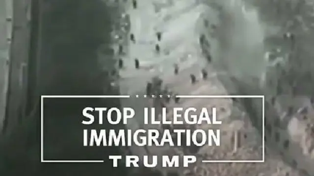 Imagen del anuncio de la campaña de Trump