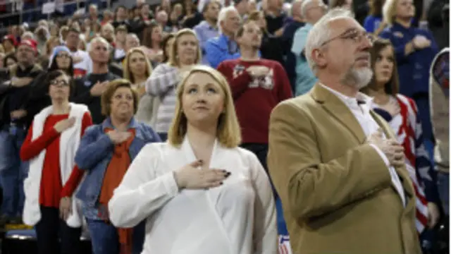 Mitin en apoyo a Trump