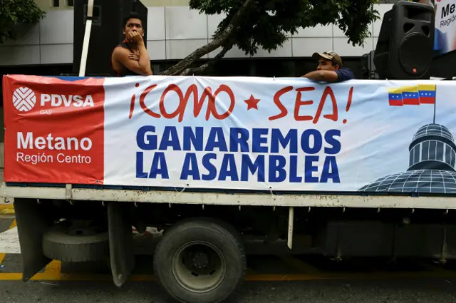 Oficialistas venezolanos