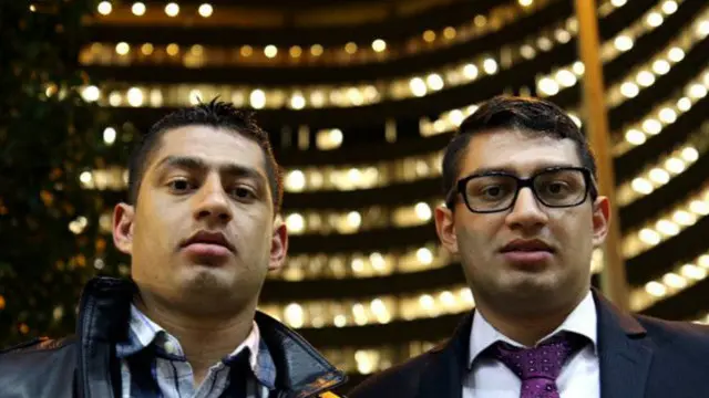 Wilber (à esq.) e Carlos Foto: Tatalio Cosoy 