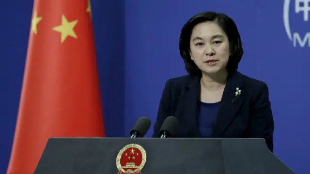 中国外交部在北京时间15:00举行发布会,发言人华春莹表示,中方坚决反对朝方行动。