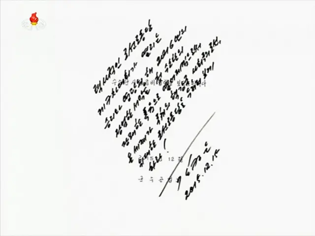 朝鲜领导人金正恩关于朝鲜第一次氢弹试验的亲笔指示