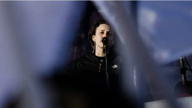 Yuliya Çiçerina həm ilhaq edilmiş Krımda, həm də separatçı Şərqi Ukraynada çıxışlar edib