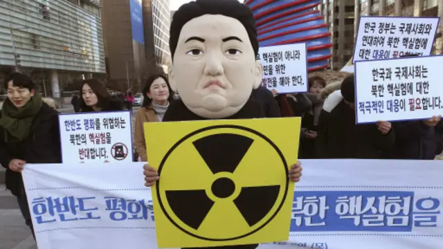 تظاهرات دانشجویی در کره جنوبی علیه اقدام کره شمالی