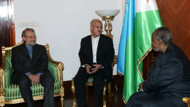 لاریحانی گفته بود دیدگاه رئیس جمهوری جیبوتی درباره مسائل بین‌المللی دیدگاه روشنی است و نسبت به گسترش روابط با آن کشور ابراز امیدواری کرده بود