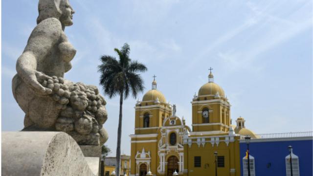 秘鲁利马的阿玛斯广场（The Plaza de Armas）