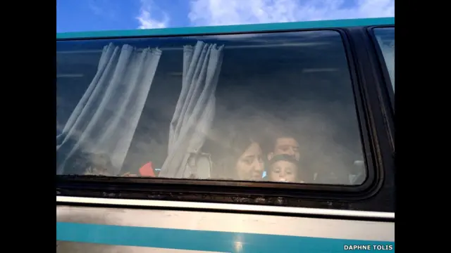 Люди в автобусе