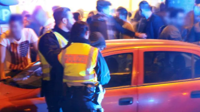 Задержание подозреваемого в Кёльне