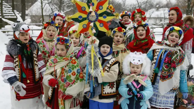 Perayaan di Kiev, Ukraina