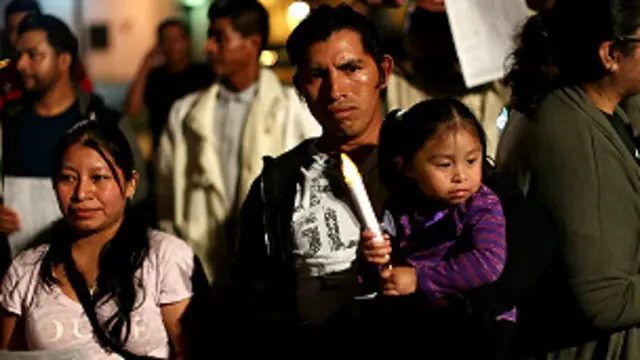 Vigilia de migrantes