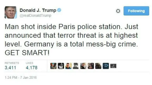 ڈونلڈ ٹرمپ کا ٹویٹ جو سوشل میڈیا پر موضوع گفتگو بنا رہا