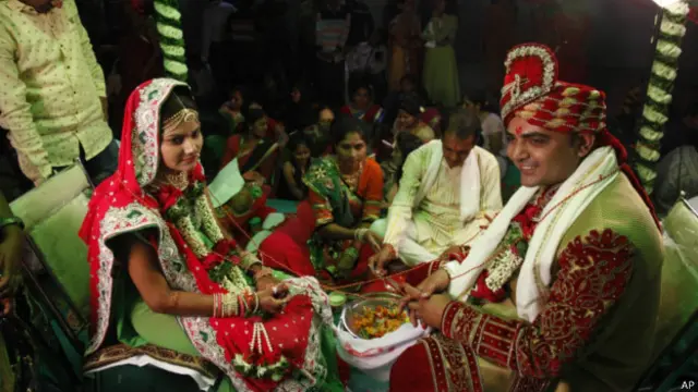 印度传统结婚典礼一般持续三天