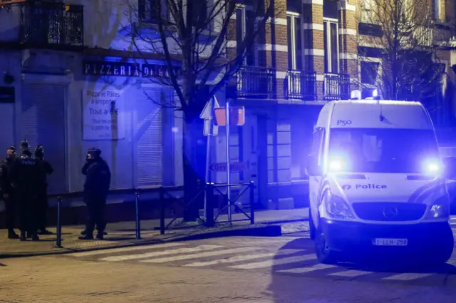 Полиция в Брюсселе