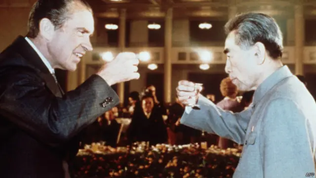 निक्सन, चऊ एनलाई