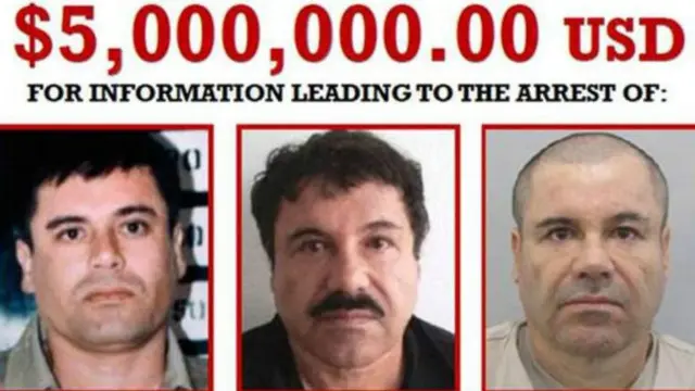 خواکین گوزمن، معروف به ال چاپو، یکی از افراد تحت تعقیب در جهان بود