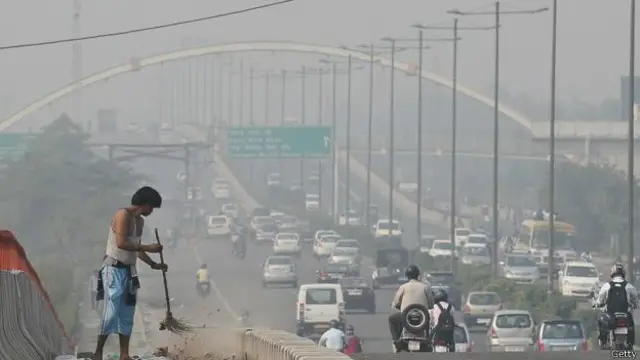 दिल्ली के सड़क की सफ़ाई