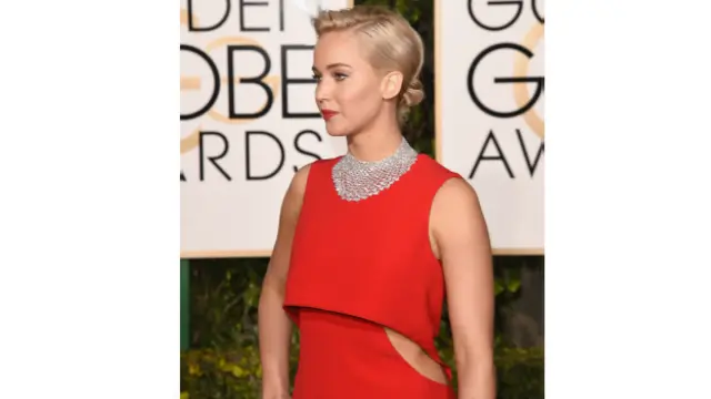 Jennifer Lawrence, ganadora de dos Globos de Oro, en 2012 y 2015