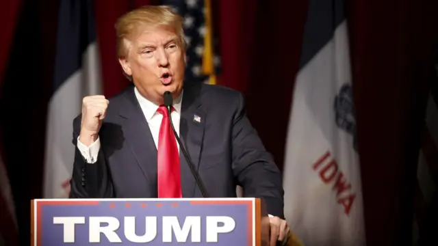 特朗普在爱荷华州竞选活动上发言（9/1/2015）