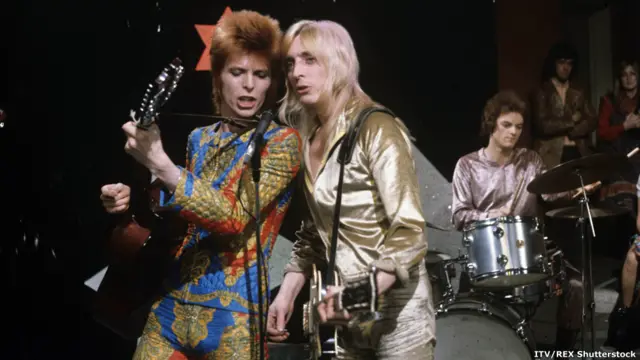 David Bowie dan Mick Ronson