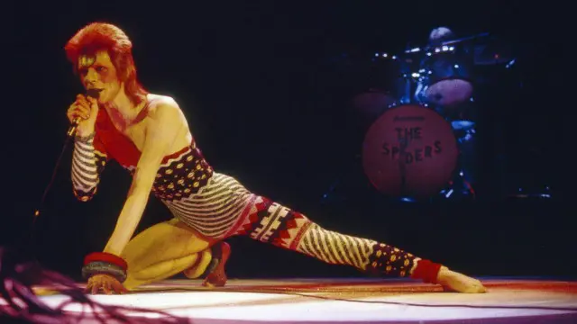 ظهر بوِي في العديد من الأشكال المختلفة خلال مشواره الفني وأشهر على الأرجح هيئته في ألبوم موسيقى "روك التر ايغو" بعنوان "صعود وهبوط زيغي ستار داست وعناكب من المريخ" في عام 1972