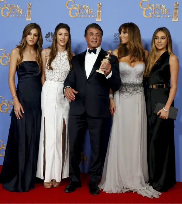 Сильвестр Сталлоне и дочери