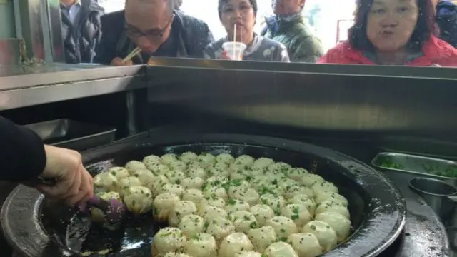 上海生煎包生意红火