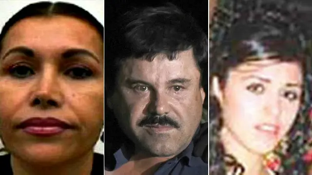 Alejandrina Salazar, Joaquín "Chapo" Guzmán y Emma Coronel
