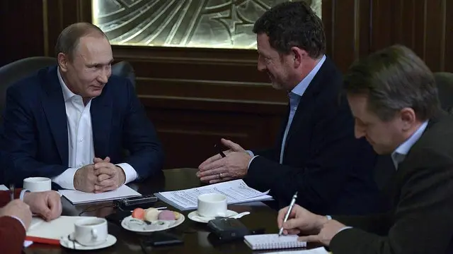 Путін і німецькі журналісти