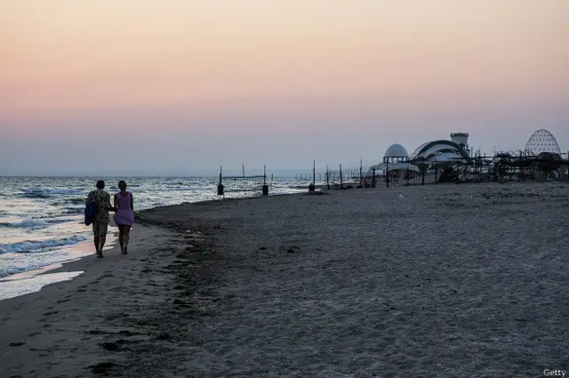 Пляж в Крыму