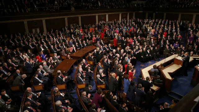 صدر کا خطاب سننے کے لیے خصوصی مہمان بھی موجود تھے