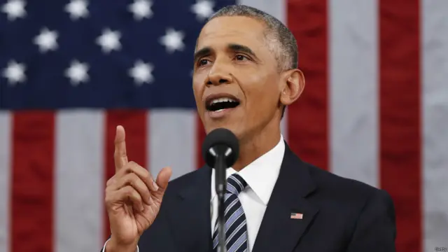 奥巴马在发表国情咨文时表达了他对美国未来的乐观愿景。