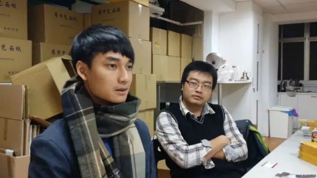 汪彦成(左)与陈廷豪(右)认为脸书主要在激发“互动”,对话讨论