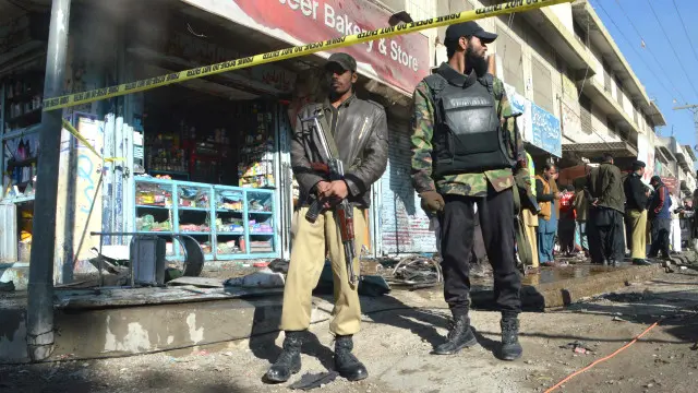 زخمیوں میں بلوچستان کانسٹیبلری کے پانچ اہلکار بھی شامل ہیں