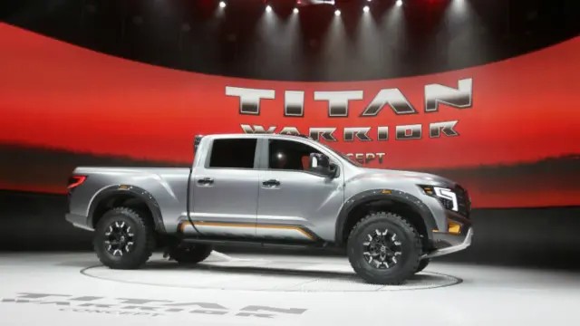 La Titan Warrior también sorprendió al público de Detroit y Nissan, su fabricante, afirma que está diseñada bajo el concepto de "armadura moderna" . 
