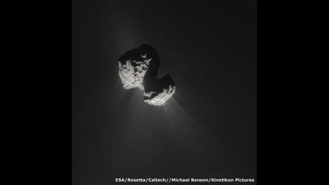 Розетта, 7 июля 2015 года. ESA/Rosetta/Navcam-CC BY-SA IGO 3.0/Michael Benson, Kinetikon Pictures