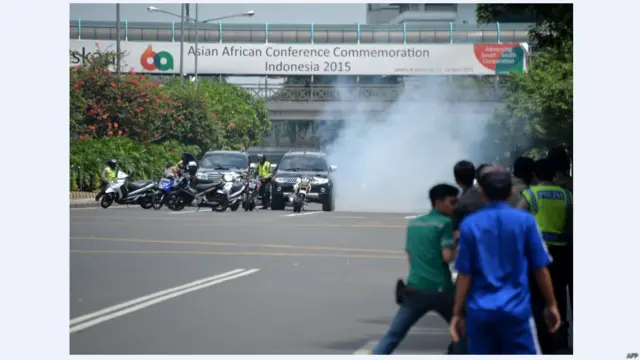 जकार्ता, धमाका, इंडोनेशिया