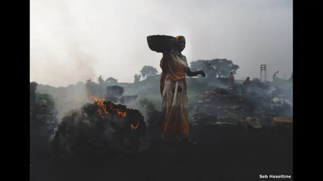 Minas de carbón en India