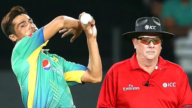  محمد عامر سپاٹ فکسنگ کے جرم میں کرکٹ سے پانچ برس کی دوری کی سزا کے خاتمے کے بعد پہلی مرتبہ کسی انٹرنیشنل ٹورنامنٹ میں شریک ہیں