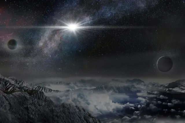 Ilustración de una supernova