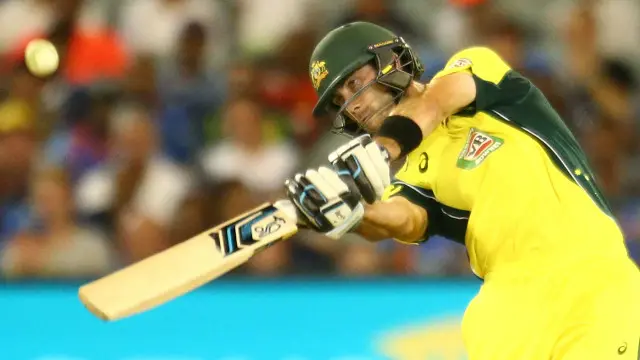 گلین میکسویل نے فتح گر اننگز کھیلی لیکن میچ کے آخری اوور میں وہ سینچری مکمل کرنے کی کوشش میں آؤٹ ہو گئے