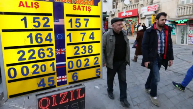 Обменный пункт в Баку