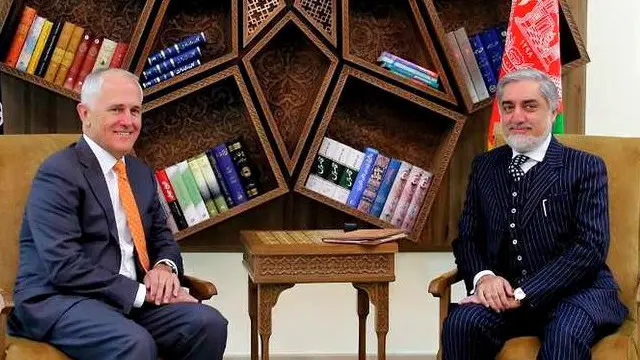 آقای ترنبول با عبدالله عبدالله رئیس اجرائی حکومت وحدت ملی افغانستان هم دیدار کرد