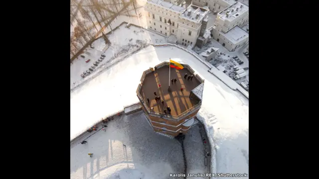  Башня Гедимина в Вильнюсе