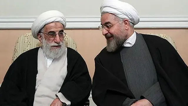 حسن روحانی رئیس جمهور ایران و احمد جنتی دبیر شورای نگهبان