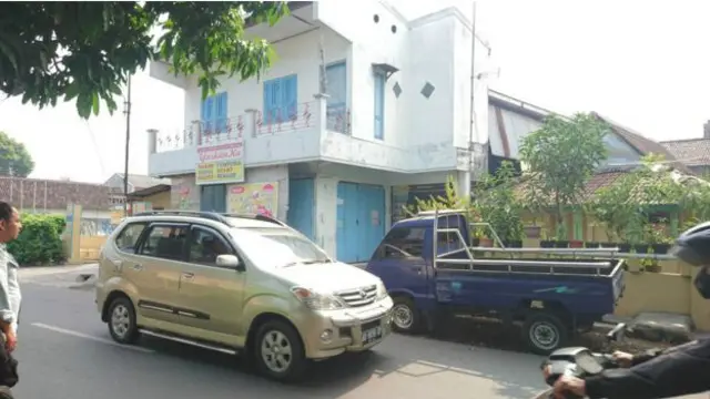 Rumah keluarga Bahrun Naim di Solo, Jawa Tengah.