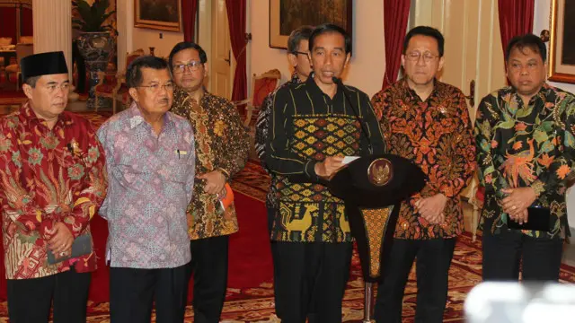 Jokowi ajak lembaga negara untuk revisi undang-undang terorisme.