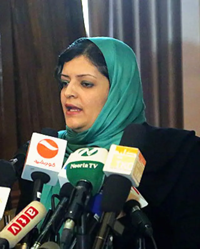 خانم یفتلی تاکید کرد که زنان باید در همه گفت‌وگوهای صلح حضور داشته باشند