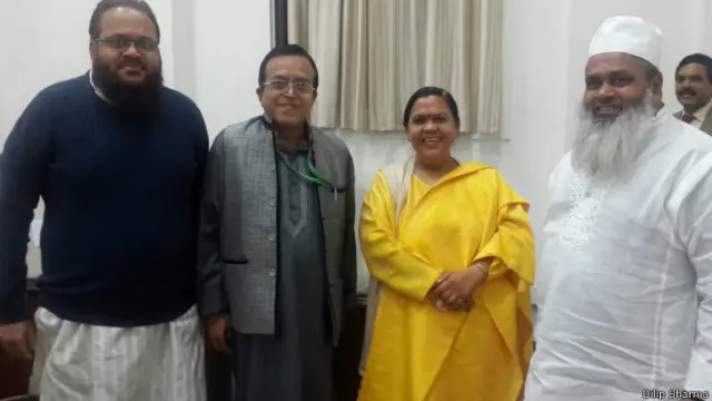 बदरुद्दीन अजमल, उमा भारती