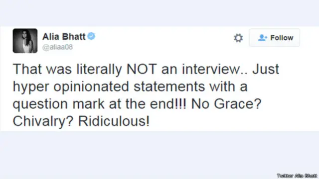 आलिया भट्ट ट्वीट